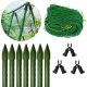 GardenPlus Podpora z siatką na pomidory - Stelaż ogrodowy na pnącza 16mm 1,8x3,2m 1