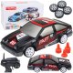 LeanToys Samochód Do Driftu Zdalnie Sterowany RC Coupe Wymienne Koła Czarny 1:24 1