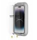 SpaceCase 2x Szkło hartowane z aplikatorem SPACECASE QuickFit Glass do iPhone 14 Pro Max 6