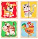 Woodyland WOODYLAND Minipuzz.Zwierzątka drew.pud.93048 30487 2