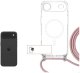 Fixed MagPure Neck do MagSafe do iPhone Air, przezroczyste z różową smyczką 2