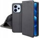 krainaGSM Etui z klapką do Oppo Reno 15 5G Zamykane Czarne Futerał + Szkło 5