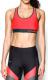 Under Armour Biustonosz Armour Mid Solid czerwony r. M (1273504-964) 1