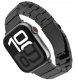 Fixed Pasek z żywicy Resin Pasek do zegarka Apple Watch 44/45/46/49 mm, Carbon Black 1