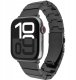 Fixed Pasek z żywicy Resin Pasek do zegarka Apple Watch 44/45/46/49 mm, Carbon Black 2