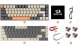 Klawiatura Redragon Klawiatura mechaniczna Redragon K633 Ryze Red Switch USB Czarno-złoty 12