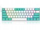 Klawiatura Ziyoulang Klawiatura magnetyczno-mechaniczna Redragon K683WB-RGB FIDD Biało-Zielona 2
