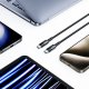 Kabel USB Tech-Protect Przewód USB-C UltraBoost PD 60W 3A 1m - szary Kabel przewód USB-C UltraBoost PD 60W 3A 1m - szary (9490713933978) 2