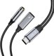 Kabel USB Tech-Protect USB-C - USB-C / mini jack 3.5mm Czarny 1