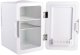 Lodówka turystyczna Elle Mini lodówka z lusterkiem do makijażu LED ELLE 6L biała 8