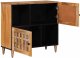vidaXL Bufet z drzwiami 80 x 33,5 x 75 cm Drewno z mango 2