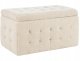 Beliani Otomana ze schowkiem MICHIGAN Boucle Beżowy 5