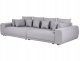 Beliani Sofa 4-osobowa szara TORPO 4
