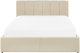 Beliani Łóżko z pojemnikiem DREUX 140 x 200 cm Beżowy 8