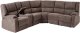 Beliani Sofa z elektryczną funkcją relaksu z ładowarką beżowa ROKKE (375104 Bel) 4