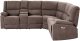 Beliani Sofa z elektryczną funkcją relaksu z ładowarką beżowa ROKKE (375104 Bel) 6