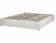 Beliani Łóżko z pojemnikiem bez zagłówka DINAN 160 x 200 cm Jasnoszary 4