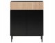 Beliani Szafka 2-drzwiowa BLYTHE Czarny 7