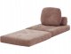 Beliani Sofa rozkładana jednoosobowa OLDEN Brązowy 7