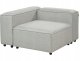 Beliani Moduł narożny ARDAL Jasnoszary Prawostronny 4