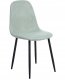 Beliani Zestaw 4 krzeseł do jadalni CRANDALL Jasnozielony 4