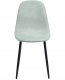Beliani Zestaw 4 krzeseł do jadalni CRANDALL Jasnozielony 5