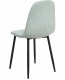 Beliani Zestaw 4 krzeseł do jadalni CRANDALL Jasnozielony 6