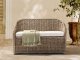 Beliani Sofa ogrodowa dla 2 osób SUSUA Rattan 2