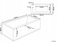 Wanna Beliani Wanna narożna z hydromasażem LED VARADERO Lewostronny 183 x 90 cm Czarny 3