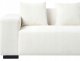 Beliani Narożnik dla 4 osób LUNGO Boucle Biały Lewostronny 8