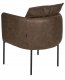 Beliani Fotel MALMOS Ciemnobrązowy 6