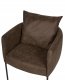 Beliani Fotel MALMOS Ciemnobrązowy 7