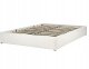 Beliani Łóżko z pojemnikiem bez zagłówka Boucle DINAN 160 x 200 cm Złamana biel 5