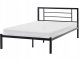 Beliani Łóżko Metal CUSSET 120 x 200 cm Czarny 1
