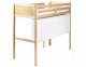 Beliani Łóżko na antresoli z biurkiem Drewno sosnowe FOUCAMONT 90 x 200 cm Jasnobrązowy 6