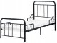 Beliani Rozsuwane łóżko dziecięce Metal ANAIS 90 x 200 cm Czarny 6