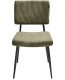 Beliani Zestaw 2 krzeseł do jadalni STURGIS Sztruks Oliwkowy 4