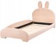 Beliani Łóżko dziecięce Królik Boucle PERROS 90 x 200 cm Beżowy 4