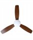 Wentylator Beliani Wentylator sufitowy z lampą MANSALA Z pilotem LED Ciemnobrązowy 4