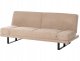 Beliani Sofa rozkładana dla 2 osób YORK Boucle Piaskowy 5
