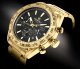 Zegarek Giewont Zegarek Męski Giewont Chronograph Sapphire Złoto Czarny GW9580-B4 2