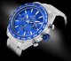 Zegarek Giewont Zegarek Męski Giewont Chronograph Sapphire Srebrno Niebieski GW9580-B3 2