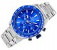 Zegarek Giewont Zegarek Męski Giewont Chronograph Sapphire Srebrno Niebieski GW9580-B3 3