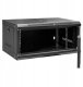 Szafa Netberg SZAFA RACK 19" 6U NETBERG Wisząca Instalacyjna 600x400 mm czarna Otwierane boki 3