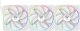 Wentylator Thermaltake TS140 EX RGB Biały 3-pack + hub (CL-F209-PL14SW-A) 1