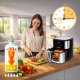 Frytkownica beztłuszczowa BERGMANN Frytkownica Beztłuszczowa BERGMANN AIR FRYER 6,5L 1500W 8 PROGRAMÓW 15