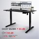Biurko FURVERO Czarne 120 cm x 60 cm 9