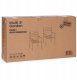 Garden4You Zestaw krzeseł ogrodowych MultiGarden stal HDPE 9