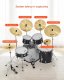 Paiste Talerze perkusyjne zestaw 10 14 16 18 20 cali 6 szt do perkusji 5