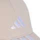 Adidas Czapka z daszkiem adidas 3-Stripes New Logo Baseball beżowa JW6036 Dorośli S/M 3